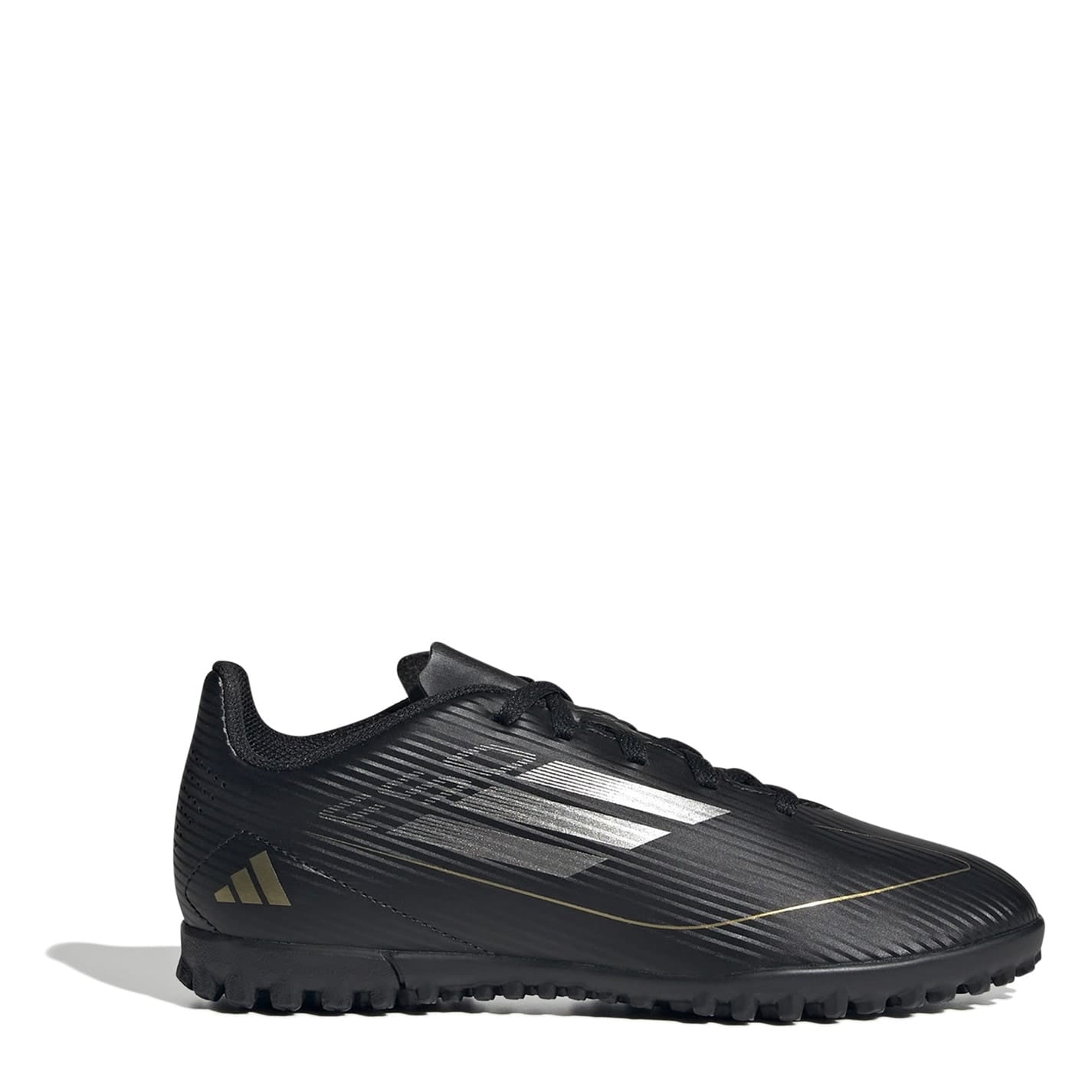 Black adidas F50 Club Children Astro Turf Football Boots Get The Label