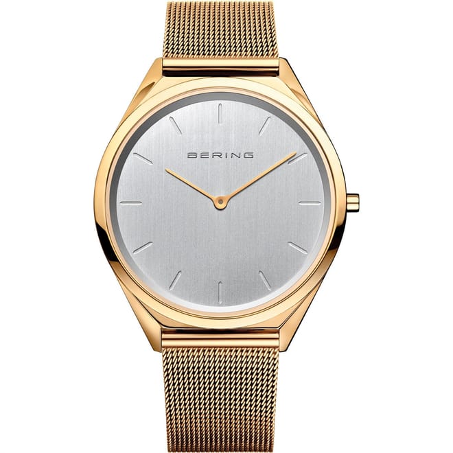 Slim Stainless Steel Classic Analogue Quartz Watch