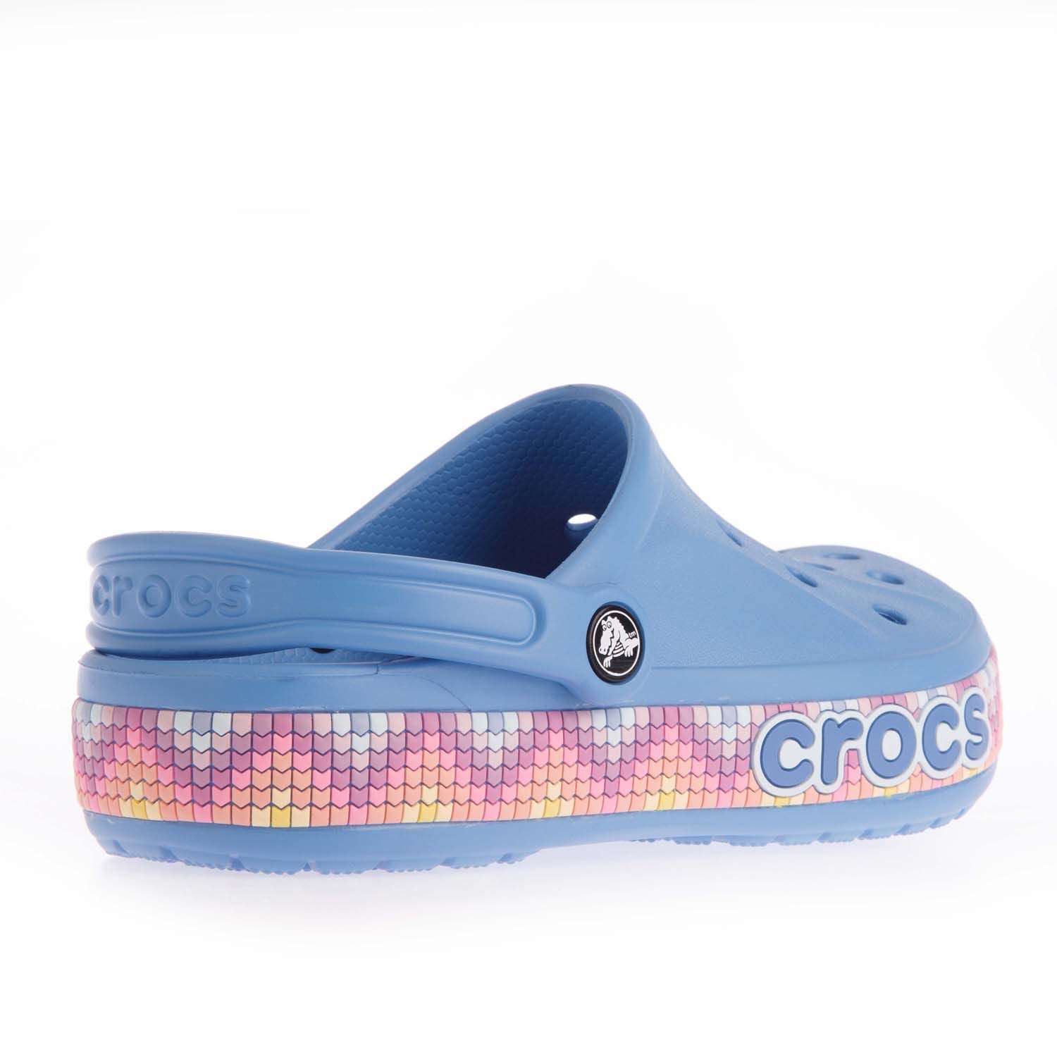 Crocs bayaband chevron band clog 208100-4SO Men's 9 or buy Women's 11 with Simpsons