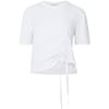 Cotton Ruched T-Shirt.