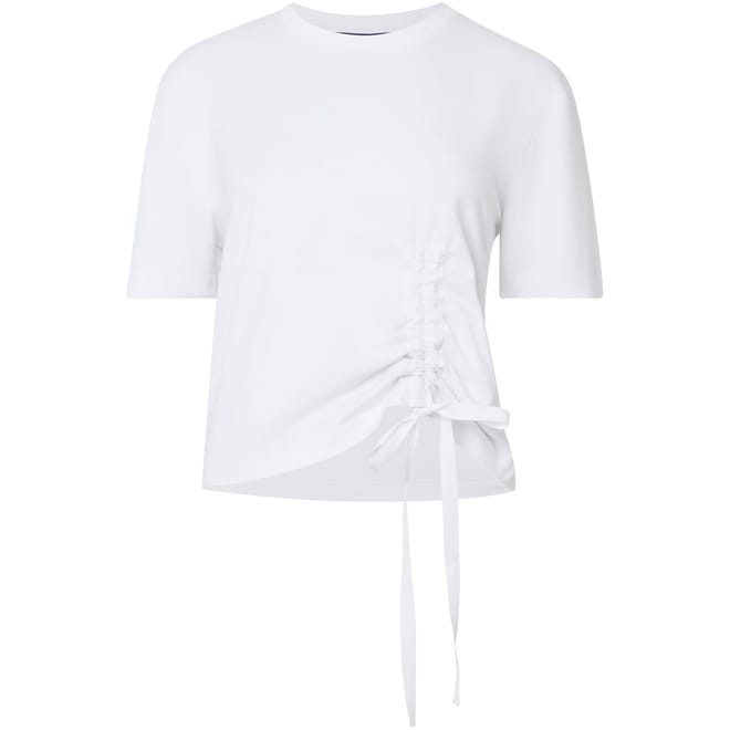 Cotton Ruched T-Shirt.