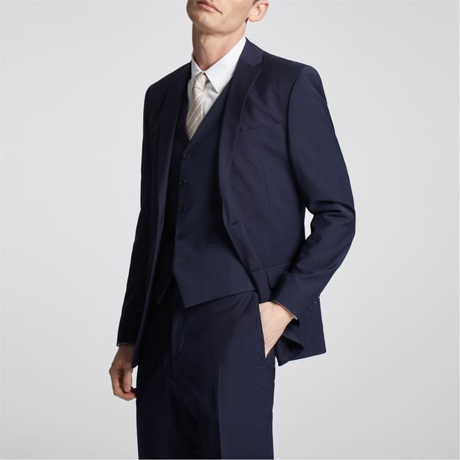 Slim Fit Navy Suit Jacket