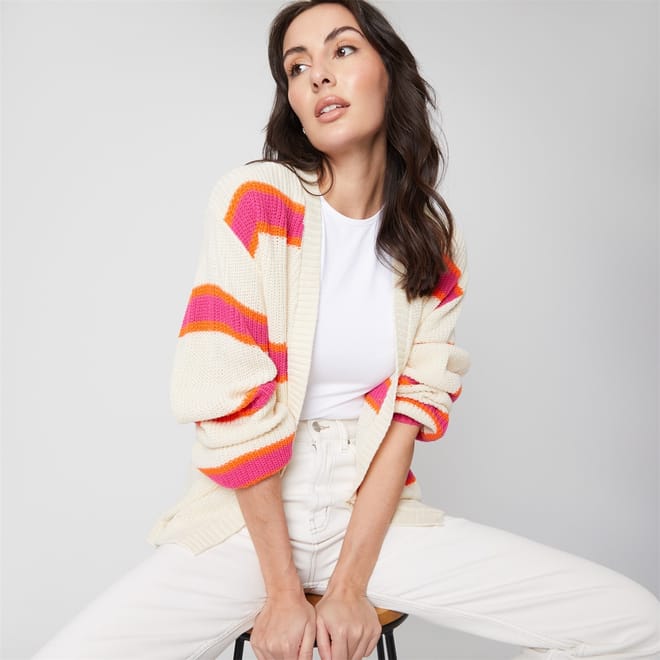 Stripe Relaxed Fit Sweater