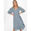 Olivia V-Neck Midi Wrap Dress