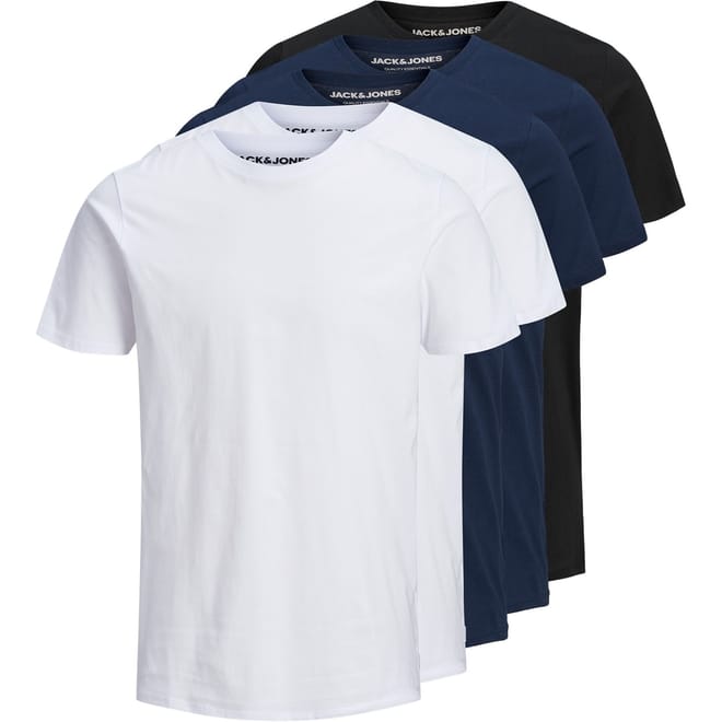 Mens Basic 5 Pack T-Shirt