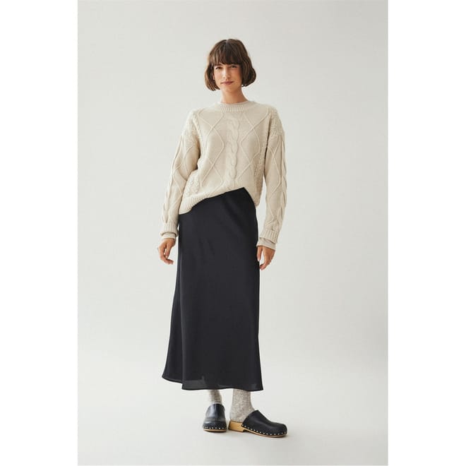 Ellette Midi Slip Skirt