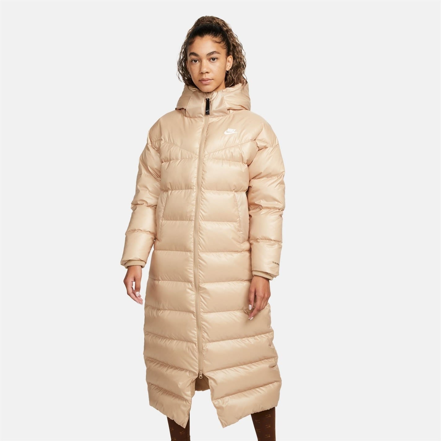 Brown Nike Womens Sportswear Therma Fit City Series Parka Get The Label