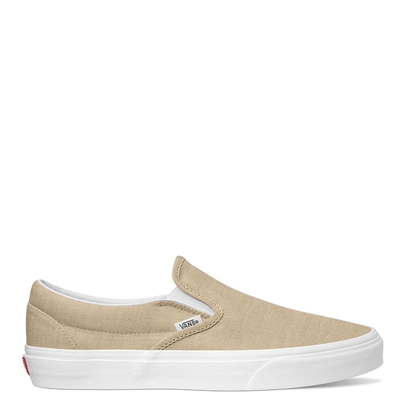 Cream Vans Slip On Shoes Get The Label