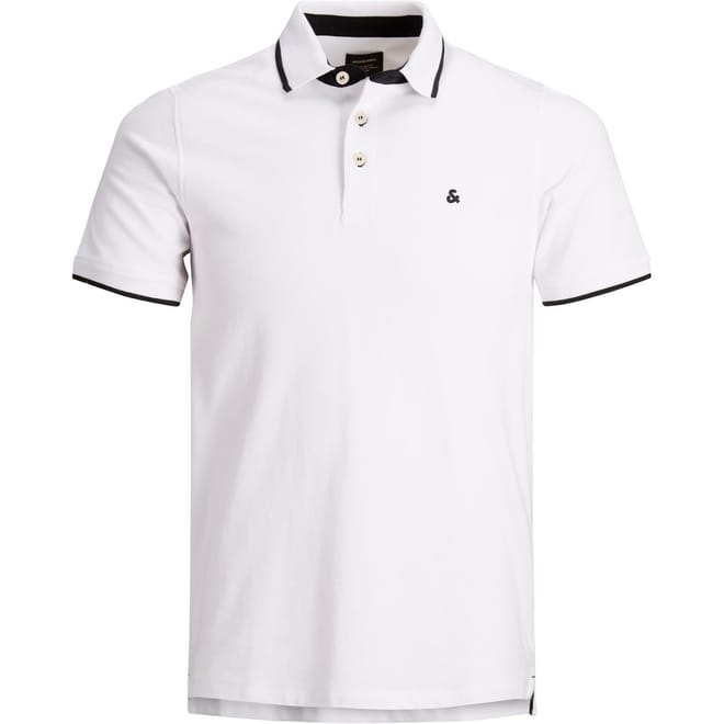Paulos Tipped Pique Short Sleeve Polo Shirt