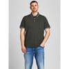 Mens Paulos Tipped Pique Short Sleeve Polo Shirt Plus Size