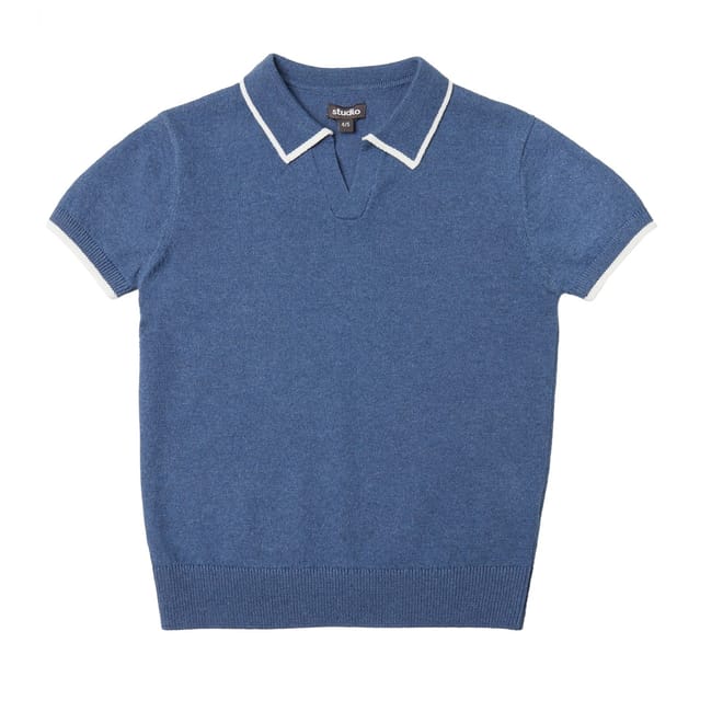 Knitted Regular Fit Polo Shirt