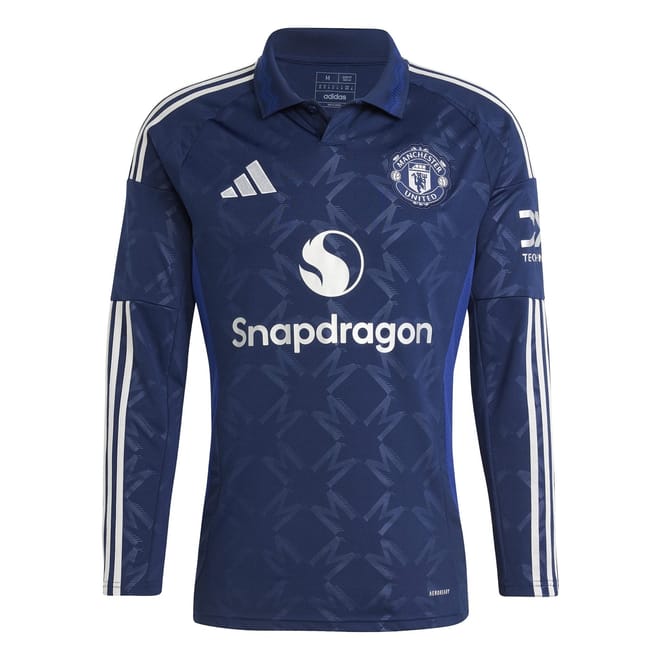 Manchester United Away Long Sleeve Shirt Adults