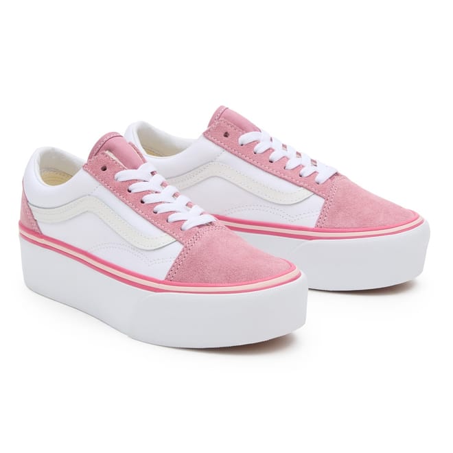 Old Skool Low Top Canvas Platform Sneakers