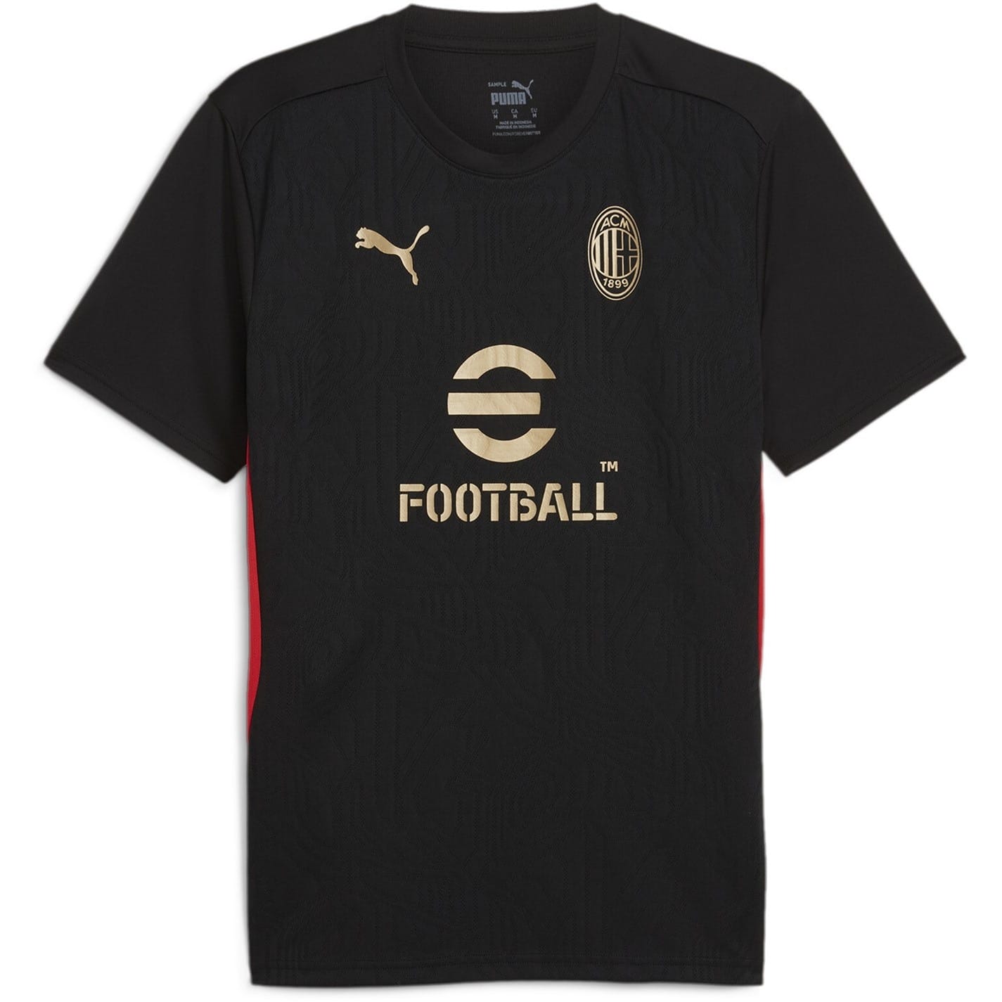 Puma Ac Milan Training Shirt 2024 2025 Adults in Red