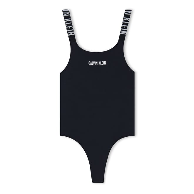 Logo Print One Piece Swimsuit