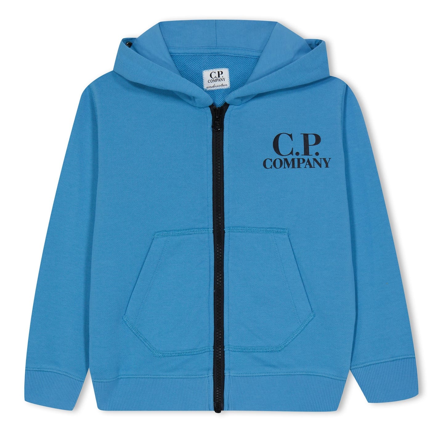 パーカー・フーディ C.P. COMPANY Men Hoodies 18CMSS044A005086W 888 Blue C.P. Company DIAGONAL RAISED FLEECE GOGGLE ZIPPED HOODED