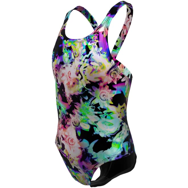 Multi Print Hydrastrong Swimsuit Junior