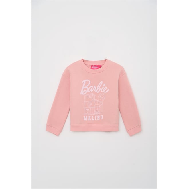 Barbie Crew Neck Regular Fit Sweatshirt