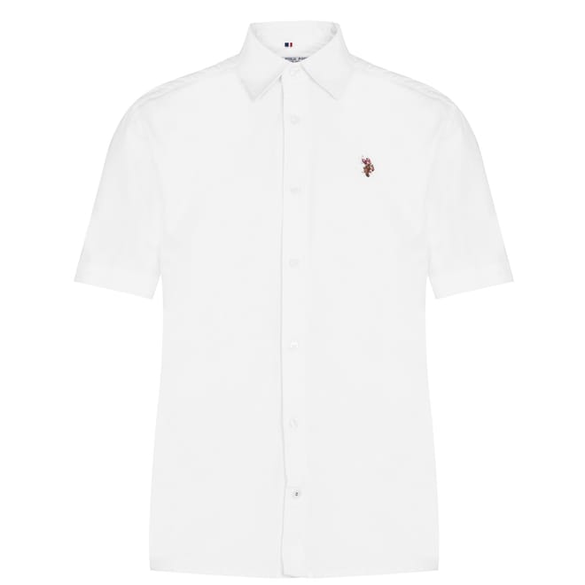 Mens Polo Oxford Short Sleeve Shirt