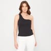 One Shoulder Rib Top