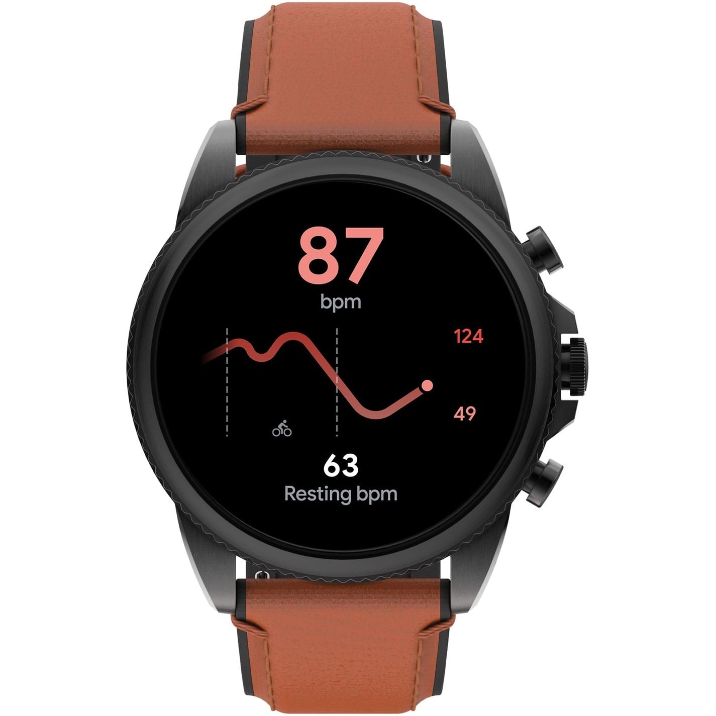 Fossil Gen 6 Ombre Bluetooth 5 Smartwatch Ftw4062 in Black