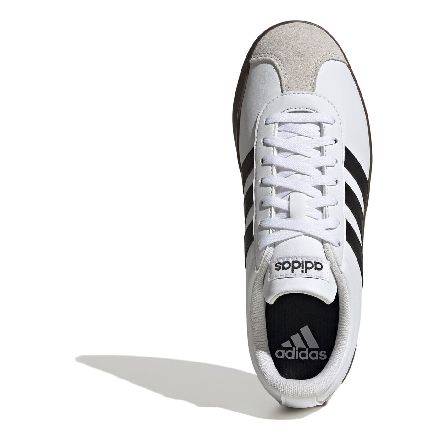 White adidas Womens Vl Court Base Shoes - Get The Label