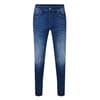 Slim Fit Jeans In Blue Black Stretch Denim