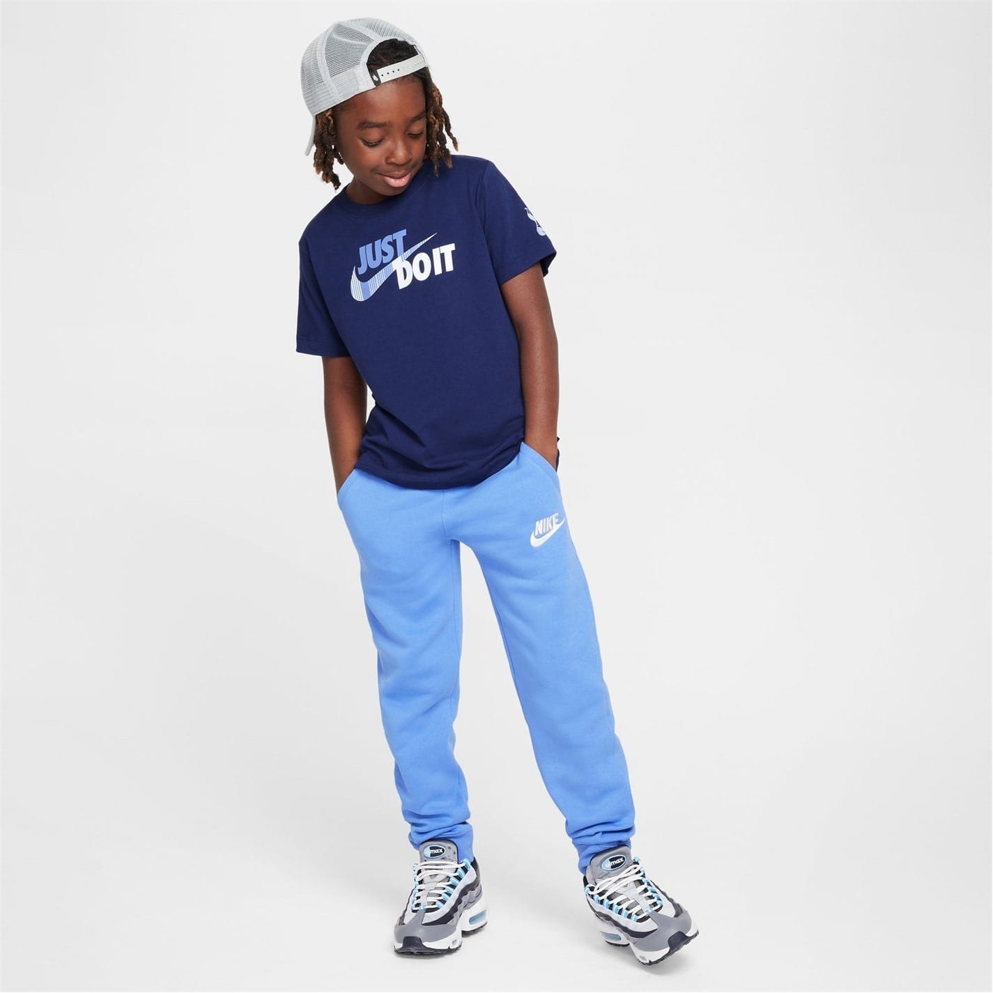 nike just do it blue t shirt