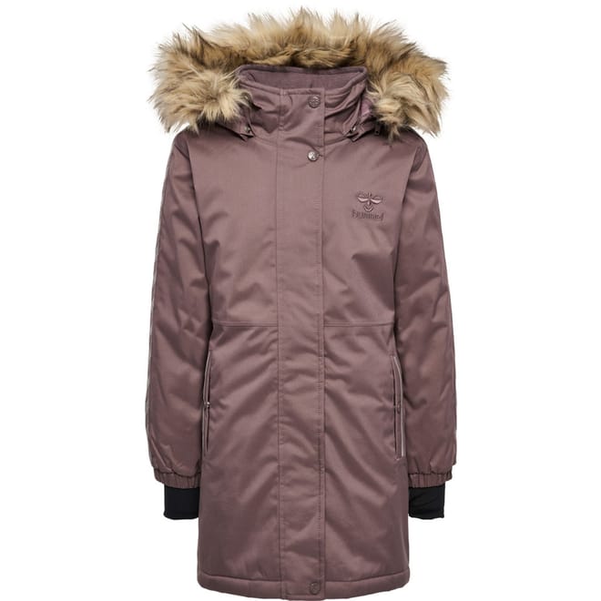 Hooded Leaf Parka Coat