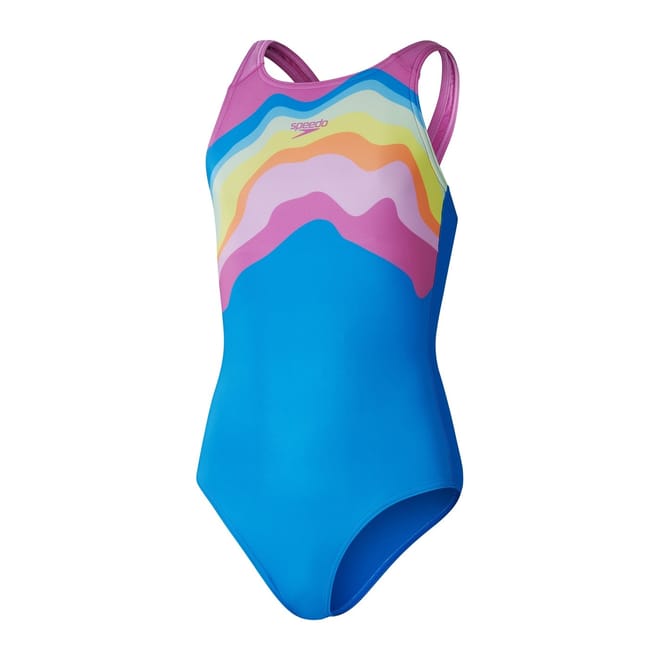 Pulseback Graphic Print Swimsuit