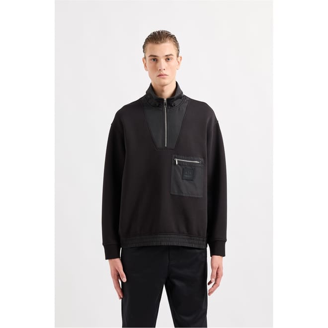 Zip Neck Regular Fit Sweatshirt