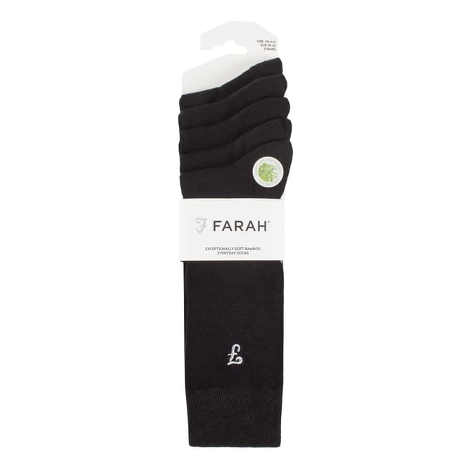 5 Pack Bamboo Socks Mens