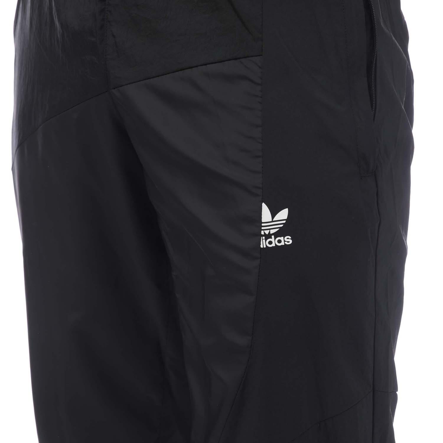 Black adidas Originals Adicolor Fabric Block Full Woven Track Pants Get The Label