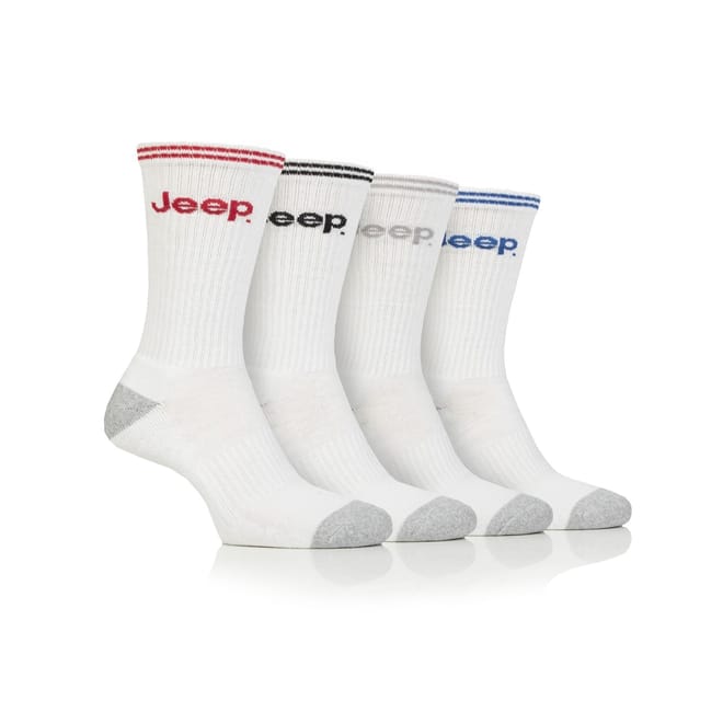 4 Pack Crew Sport Socks Mens
