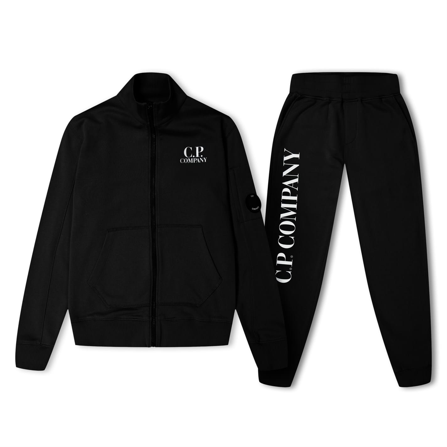 Black C.P. Company Zip Thru Tracksuit Get The Label