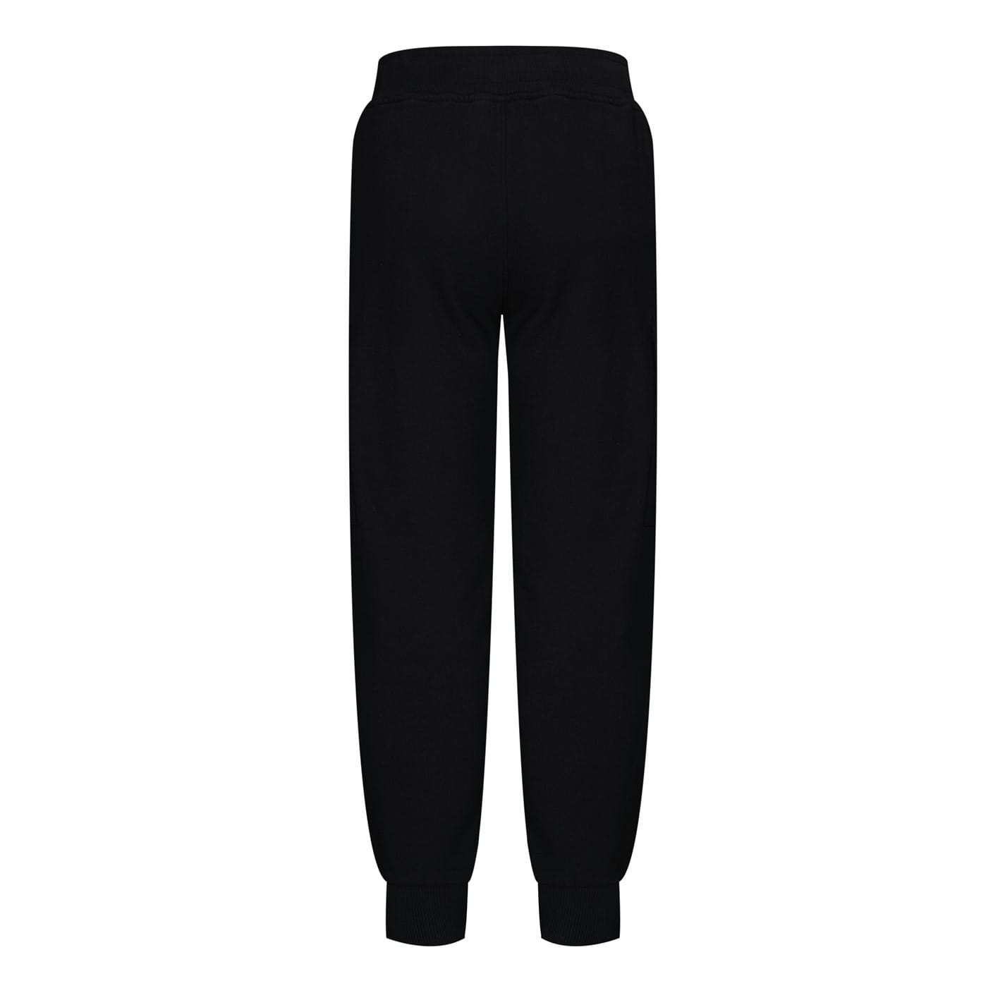 C.P. Company Lens Fleece Logo Joggers Junior in Black