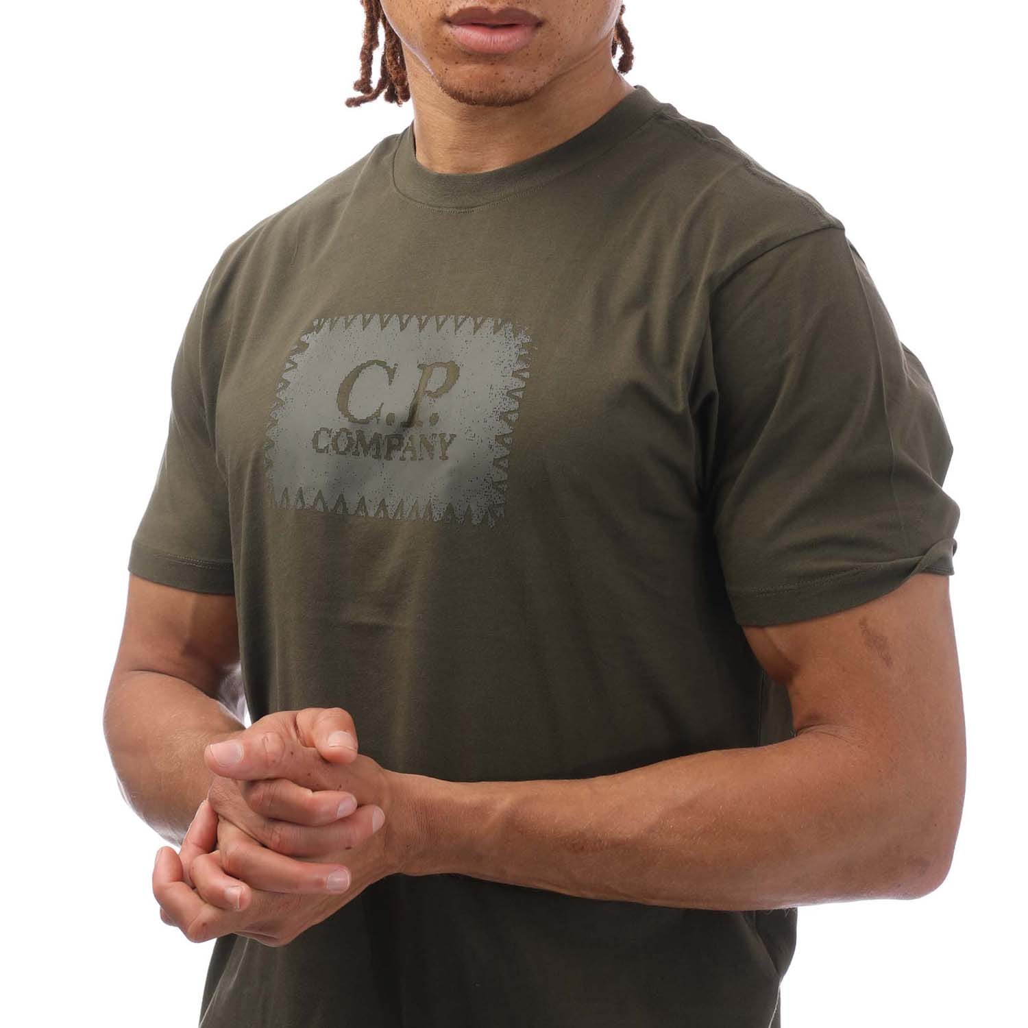 CP COMPANY｜SHORT-SLEEVED ROUND NECK T-SHIRTS (30/1 Labe 30/1 Jersey Logo Label T-Shirt | CPC USCA Online Store