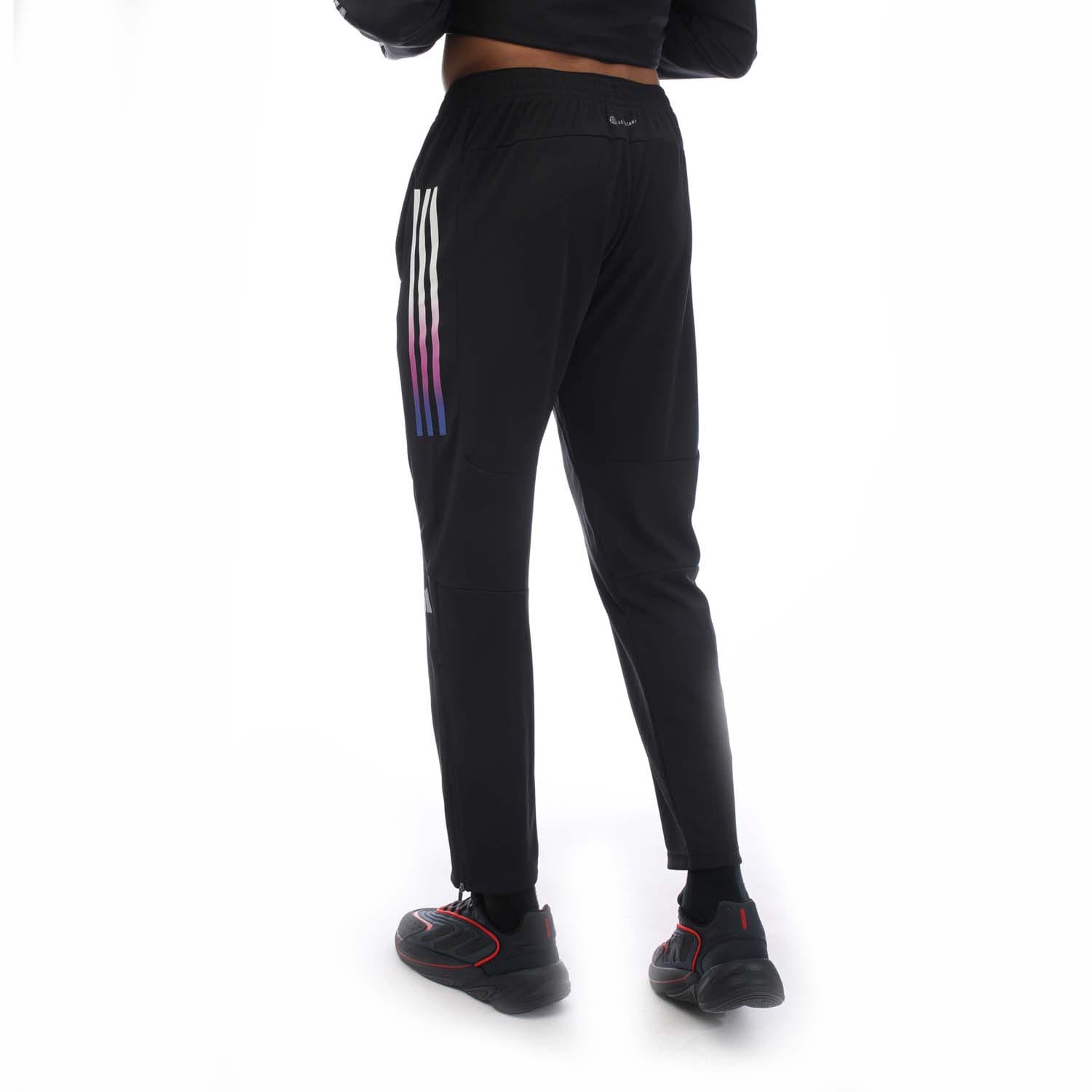 Black adidas Run Icons 3 Stripes Pants Get The Label