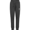 Solid Patterned Joggers with Ribbed Cuff