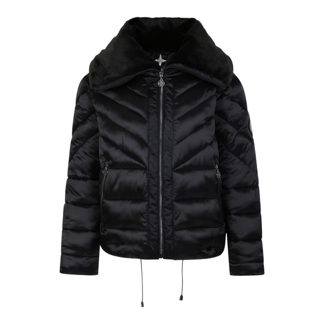 Regular Fit Collared Puffer Jacket
