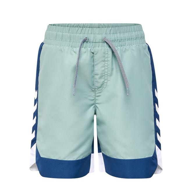Regular Fit Color Block Swim Trunk