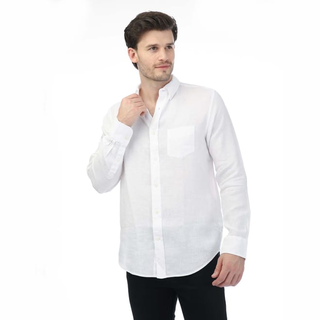 Regular Fit Linen Shirt
