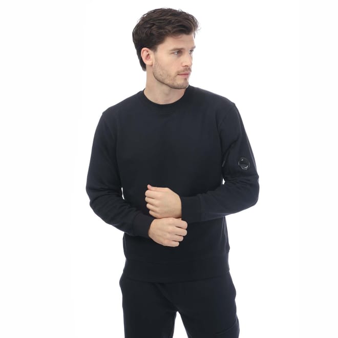 Diagonal Raised Fleece Sweatshirt