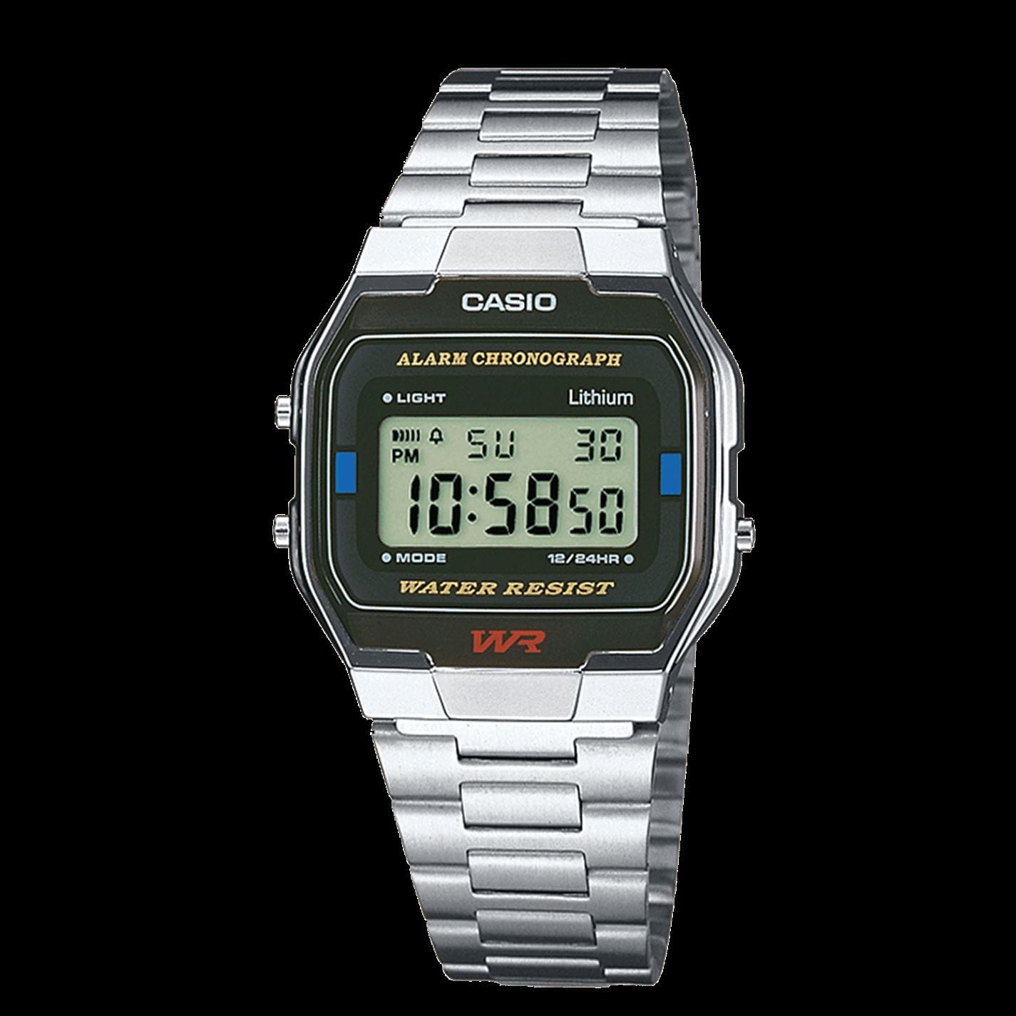 Casio retro silver on sale