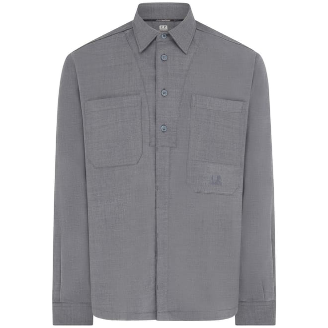 Gabardine Pockets Shirt