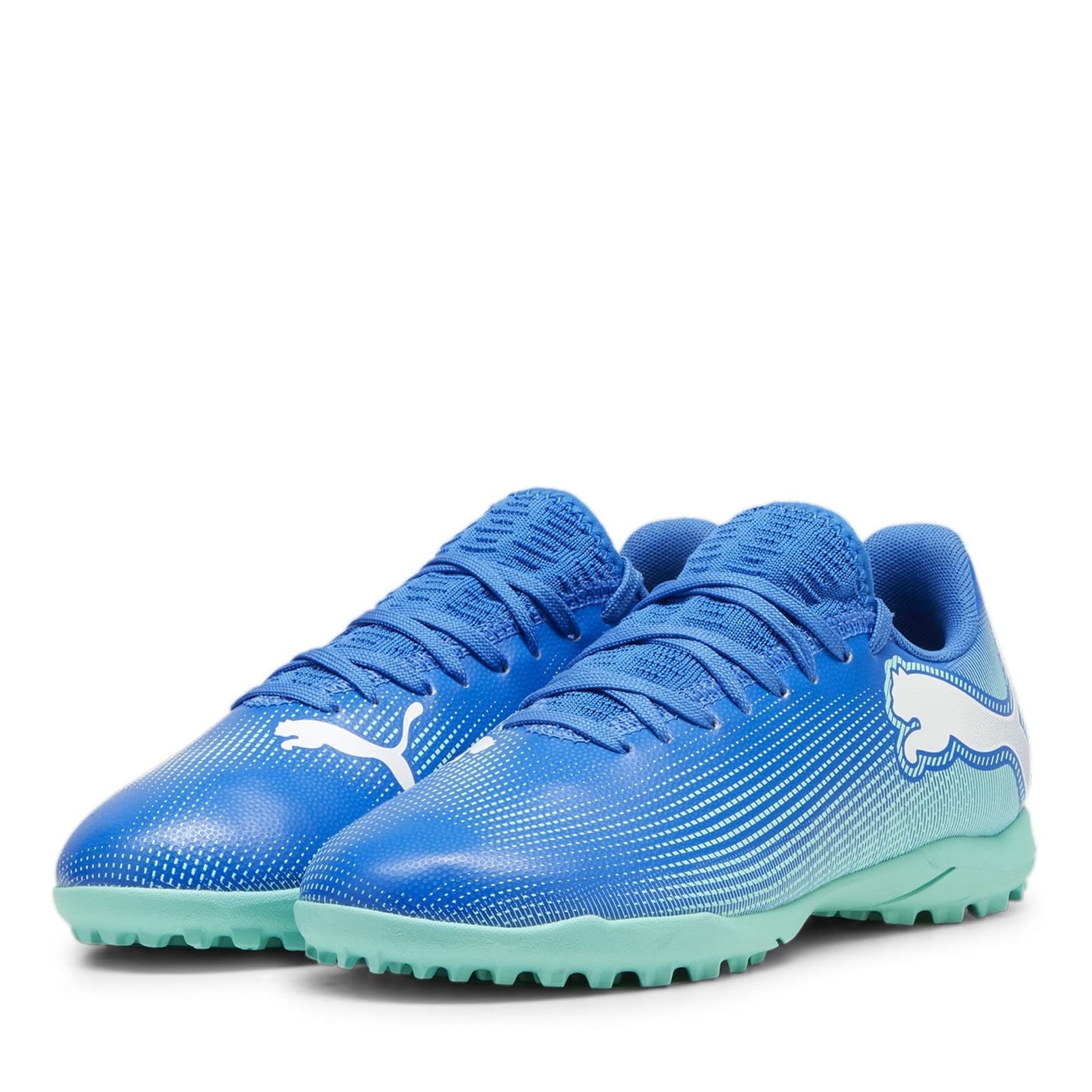 Blue Puma Future 7 Childrens Astro Turf Trainers Get The Label