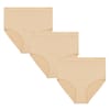 3 Pack Seam Free Full Brief