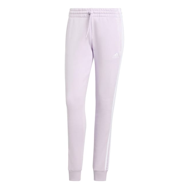 Womens Essentials 3 Stripes Fleece Joggers