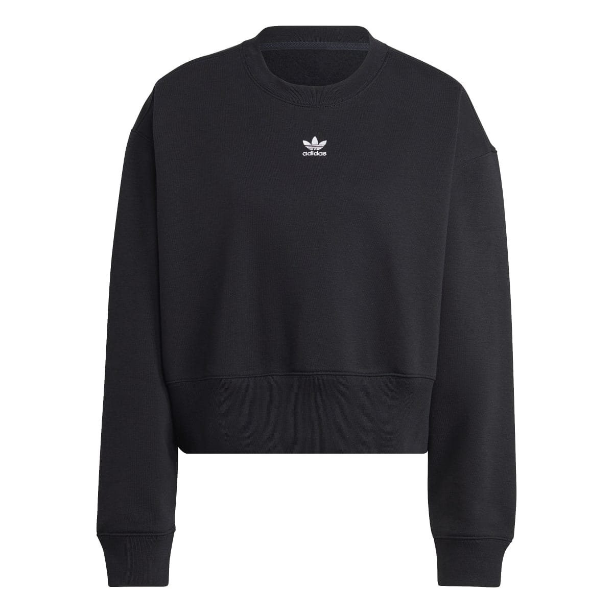 Black adidas Originals Adicolor Essentials Crewneck Sweatshirt Get The Label