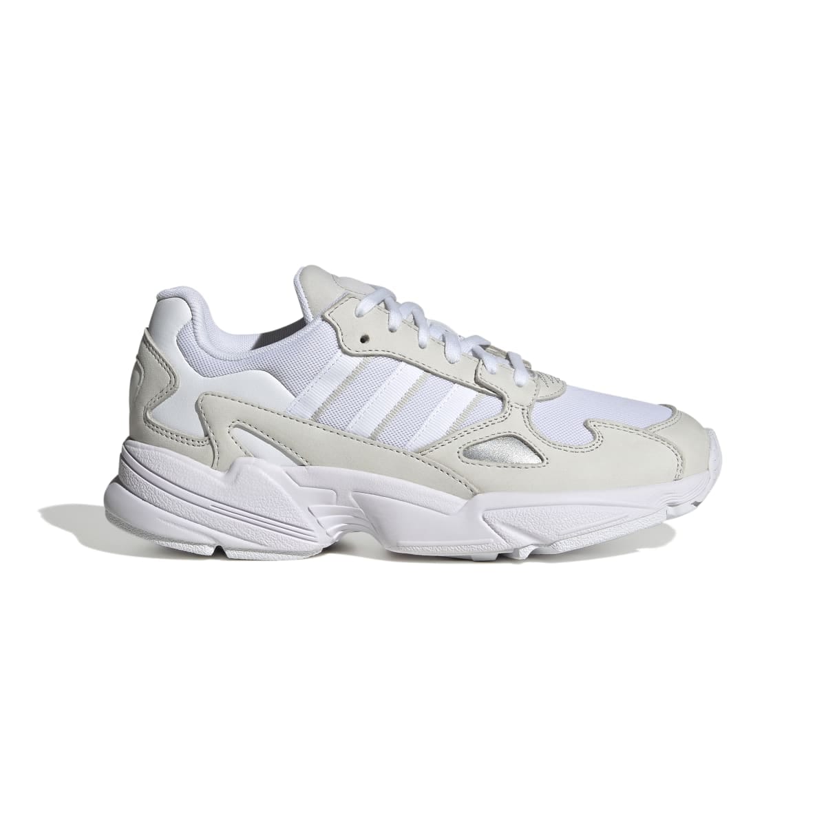 adidas Originals Falcon Trainers in White Grey